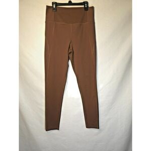 Girlfriend Collective Size L High Waist Full Length Leggings 4007 Cafe/ Brown